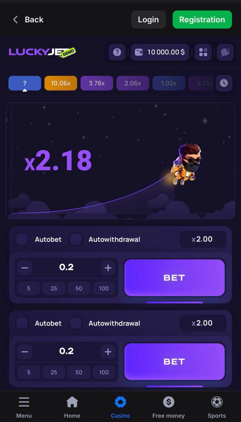 Bonus Lucky Jet game